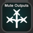 Mute Outputs button