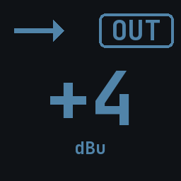 Ref Level Out button