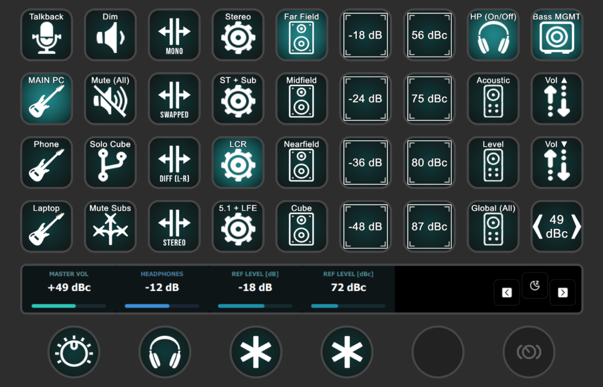 Monitor Control on a Stream Deck + XL